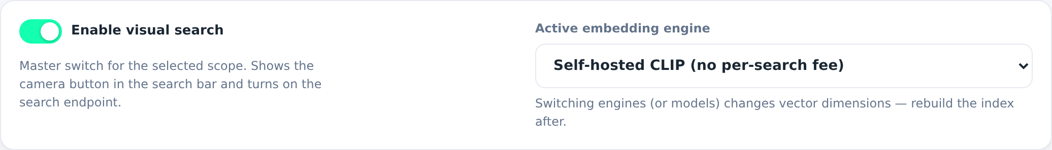 General settings